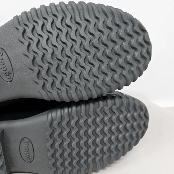 Propet Snow Insley Boots Womens Sz 7z Extra Wide Black Rubber-Leather Waterproof - Picture 9 of 12